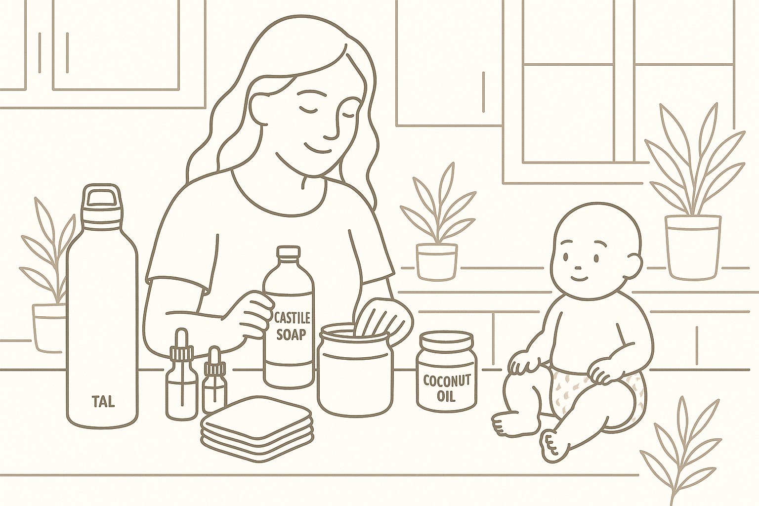 The Ultimate Cloth Wipe Solution for a Low-Tox Diapering Routine (Recipe)